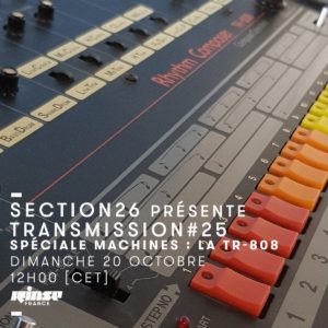section26 Rinse Transmission spéciale machines TR808