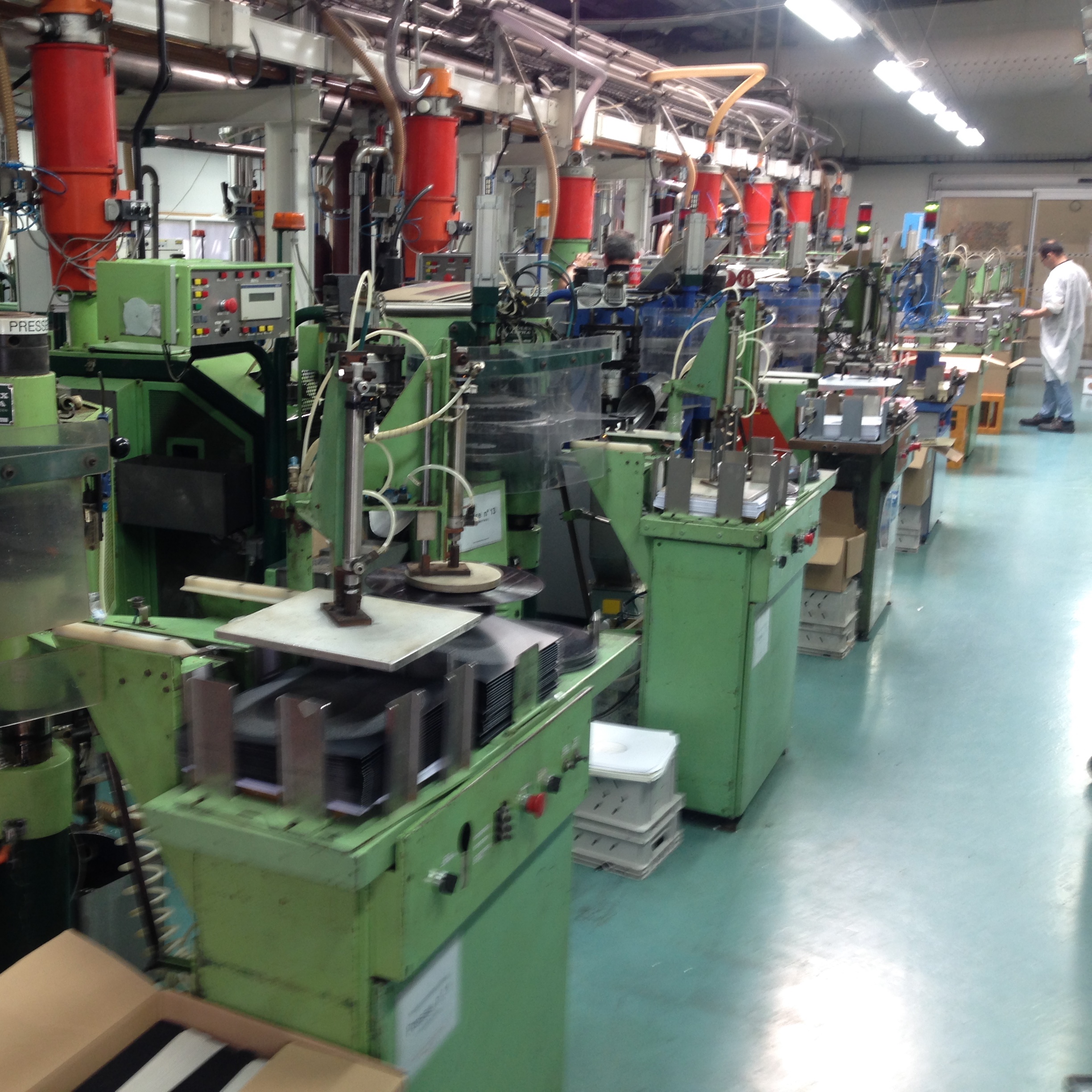 L'usine de pressage MPO en Mayenne. 