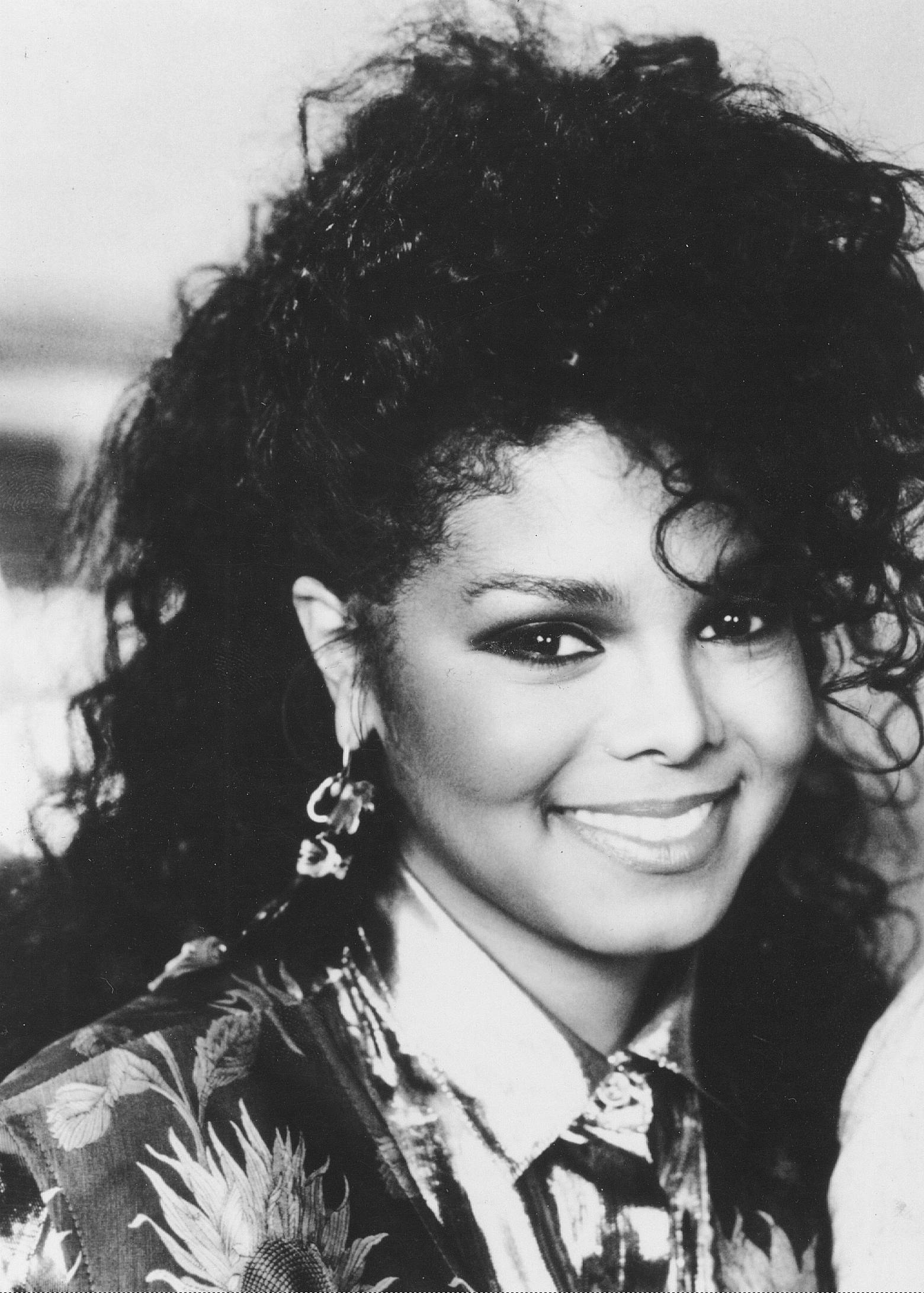 Janet au moment de la sortie de "Control", en 1986.