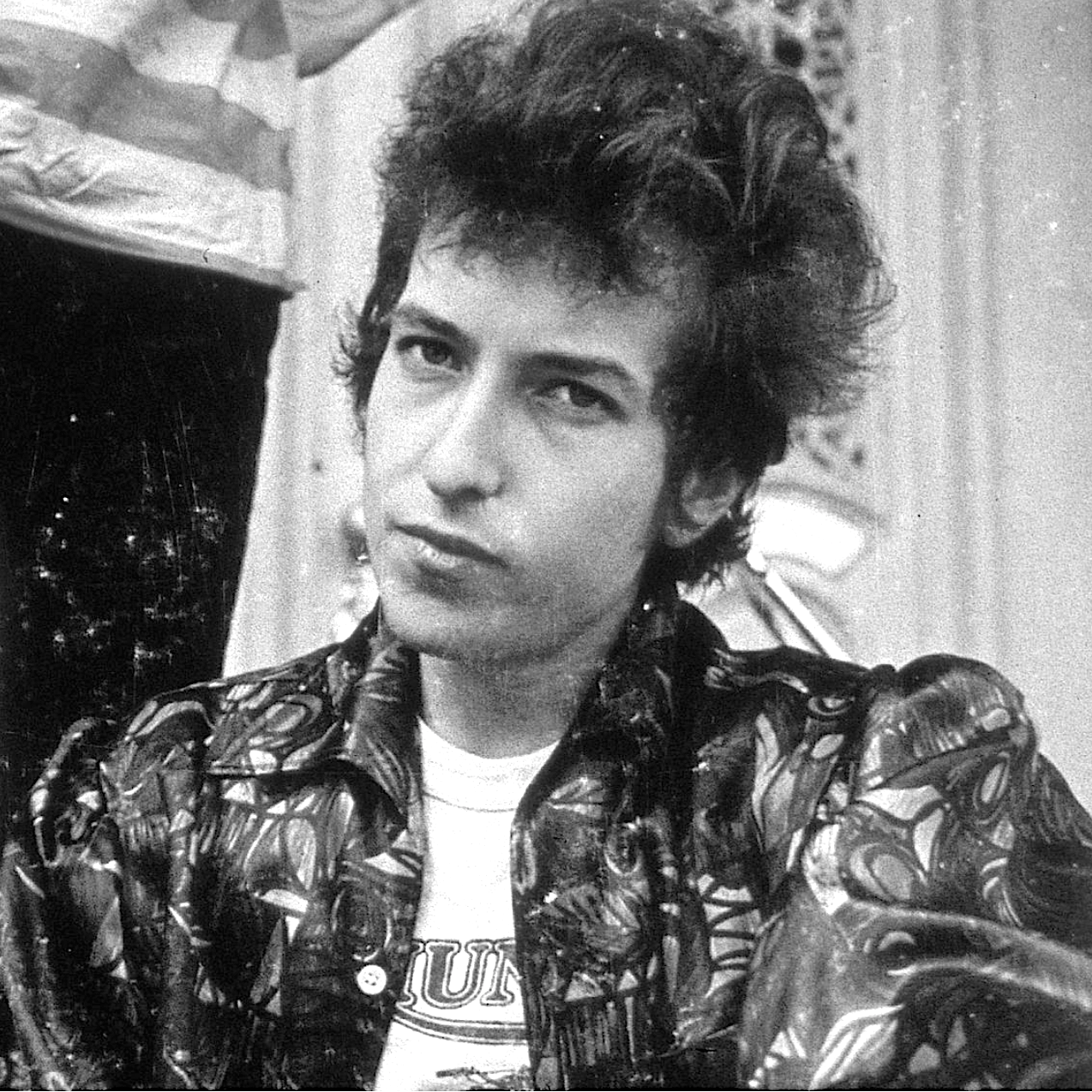 Bob Dylan sur la pochette de son album "Highway 61 Revisited" (1965)