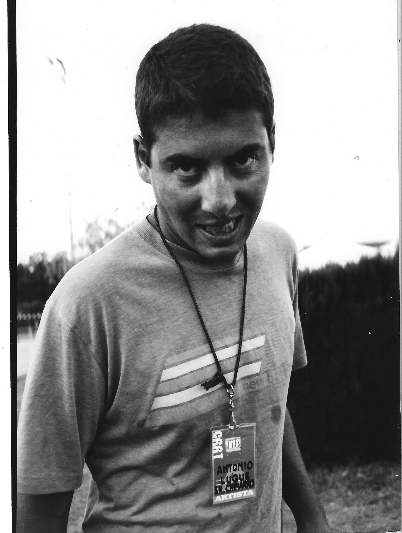 Antonio, au festival de Benicassim 1995 / Photo : Michelle Pavlou Antonio, au festival de Benicassim 1995 / Photo : Michelle Pavlou